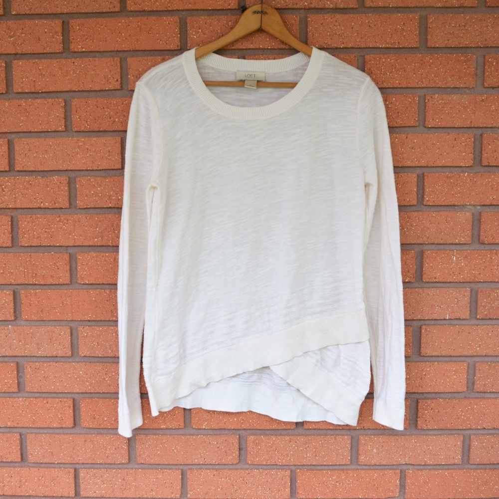 3/$20 LOFT- Thin Long Sleeve Top